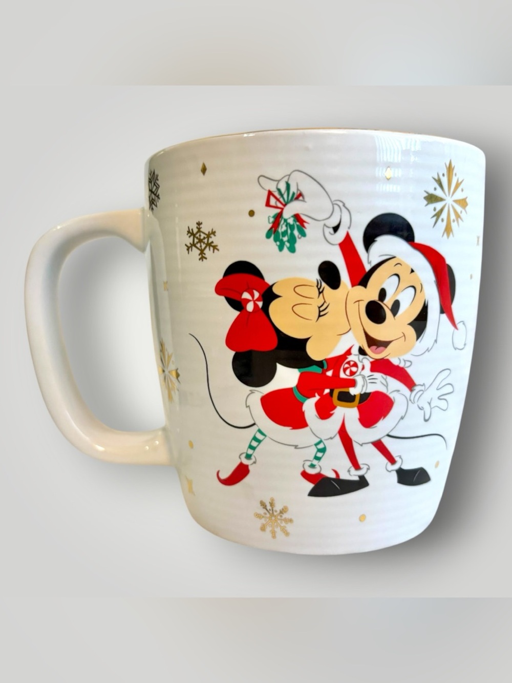 Disney Holiday Mickey & Minnie Mug Meet Me Under the Mistletoe 16oz 2020